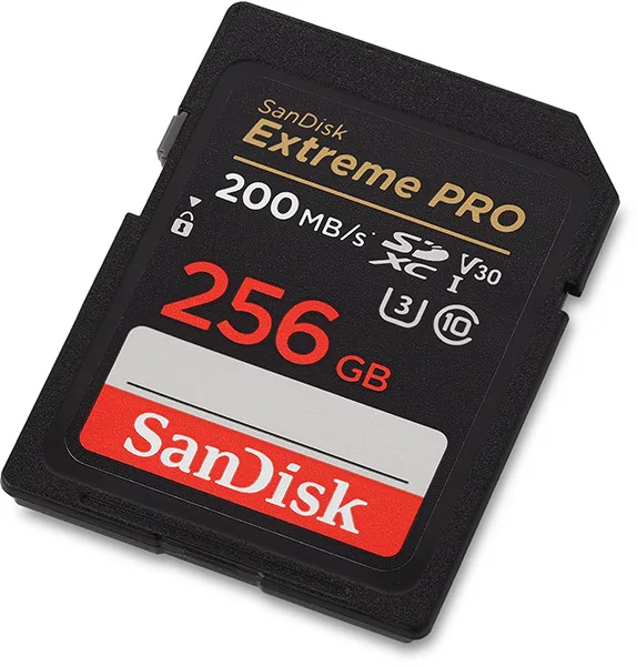 EXTREME PRO SD 256GB 200MB/S