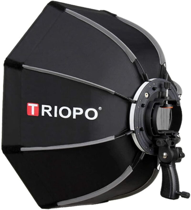 TRIOPO 90CM OCTAGON SOFTBOX AND S BRACKET FOR SPEEDLITE