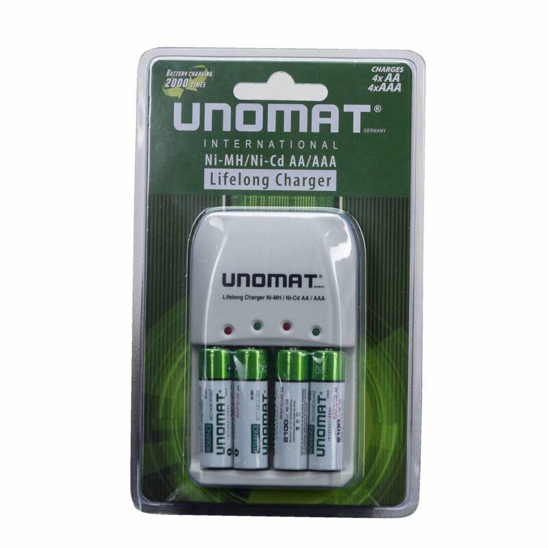 UNOMAT charger c+4 and Battery(Compatible with Camcorders)