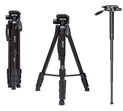 Jmary KP-2264 Professional Tripod Monopod for DSLR Cameras