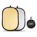 90 x 120cm 2 in 1 Portable Collapsible Light Oval Photography Reflector