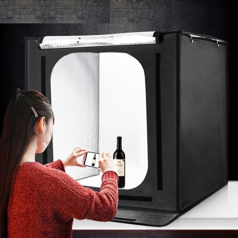 60CM LED Photography Studio Lightbox Light Tent