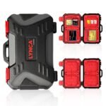 LYNCA 24 Slots Memory Card Storage Box  SD SDHC SDXC/ CF/ MSD/ TF Micro SD Card