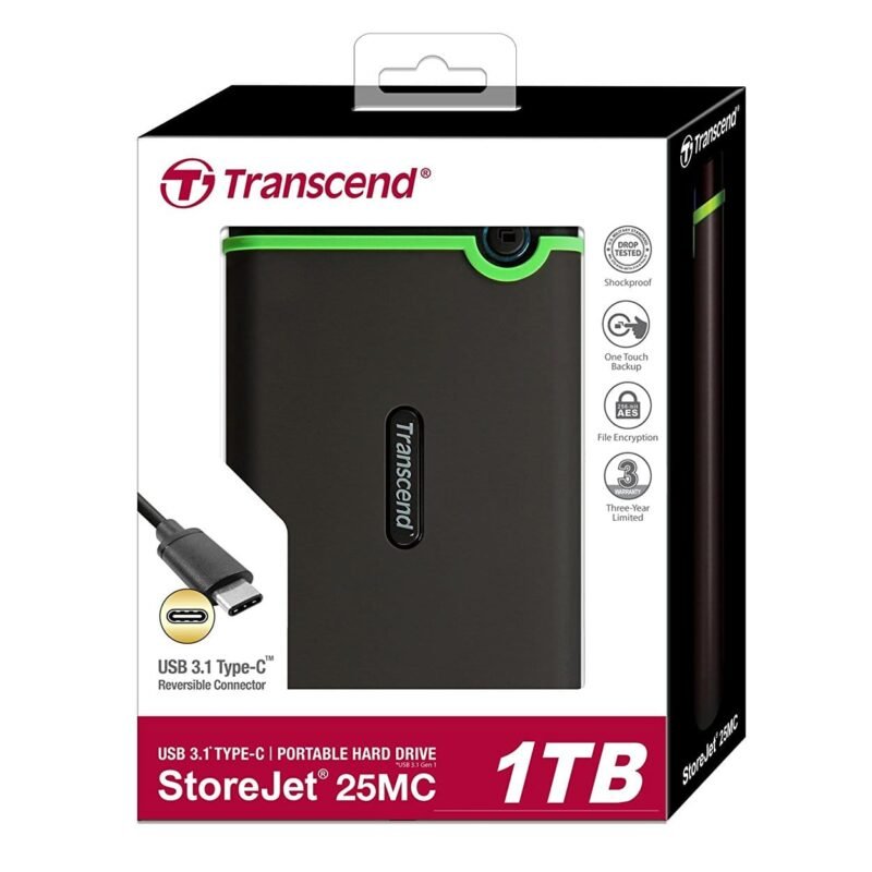 TRANSCEND 1TB  External Hard Drive