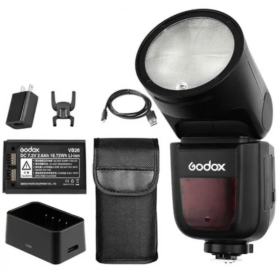 Godox V1 round head Flash for Canon