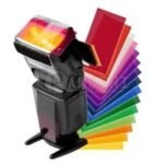 Flash Gel 12 Pcs Color Set with Gel Effect Filter Color Balance for Speedlight