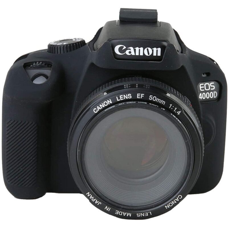 Silicone Protection Cover for Canon EOS 4000D (Black) - Image 2