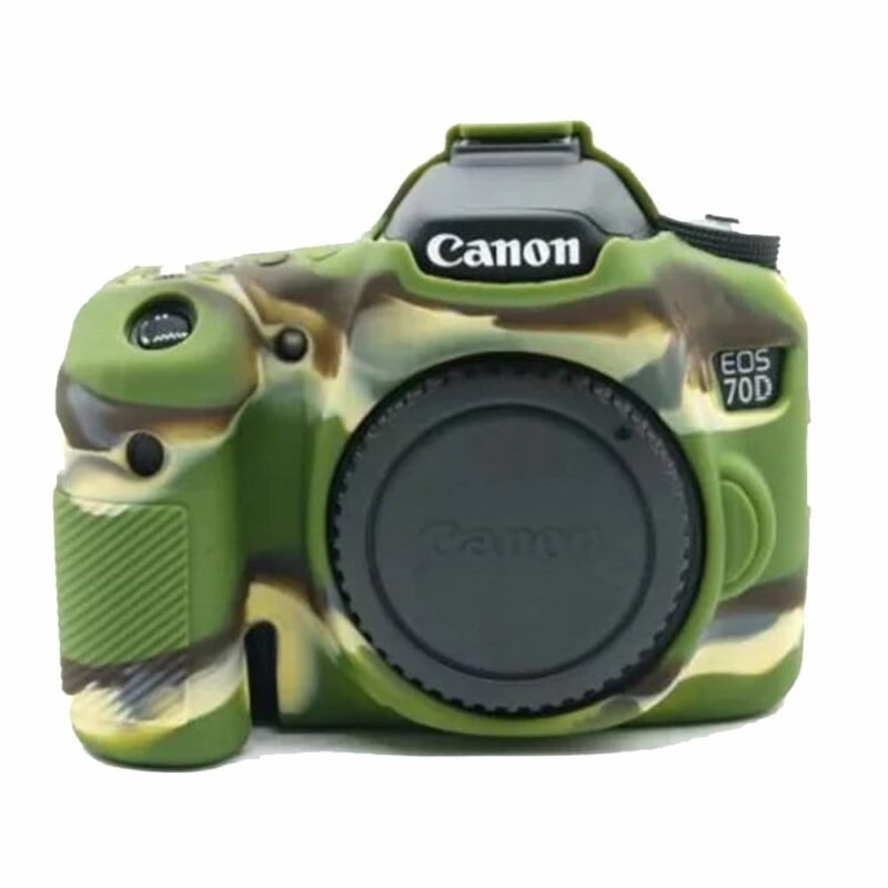 Silicone Protection Cover for Canon EOS 70D (Camouflage) - Image 2