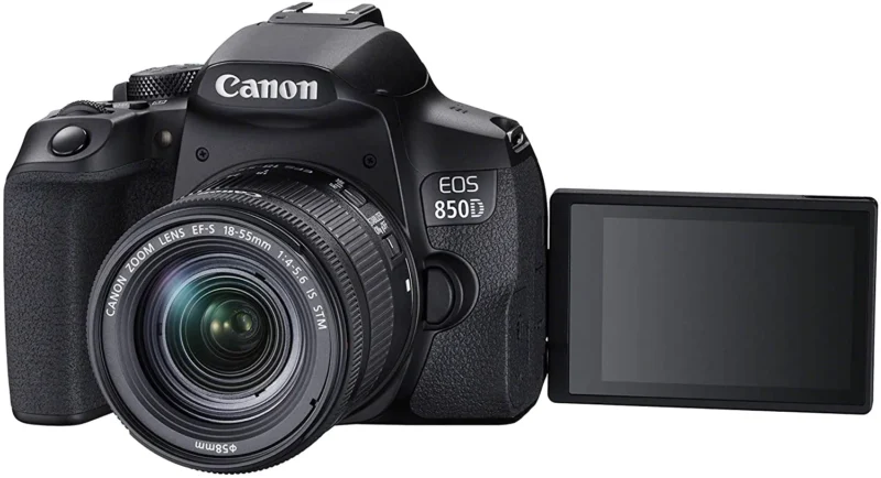 Canon EOS 850D DSLR Camera with 18-55mm Lens