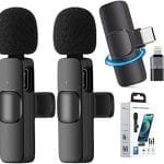 K9 Dual Wireless Lavalier Microphone (iphones/Type C