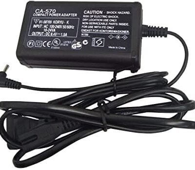 CA-570 AC Adapter Charger Compatible with Canon XA11, XA20, XA25, and More