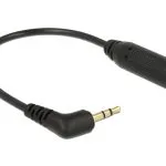 90 Degree Male 2.5mm Jack to 3.5mm Jack Female Adapter