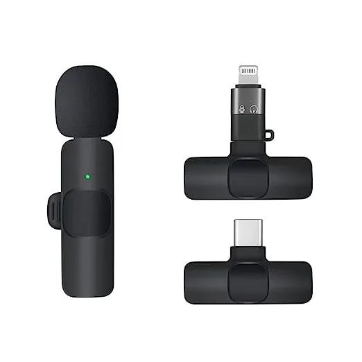 K8 Wireless Mic iPhone/Android Type C Supported Wireless Microphone.
