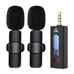 K35 Dual Wireless Microphone For 3.5mm Supported Devices