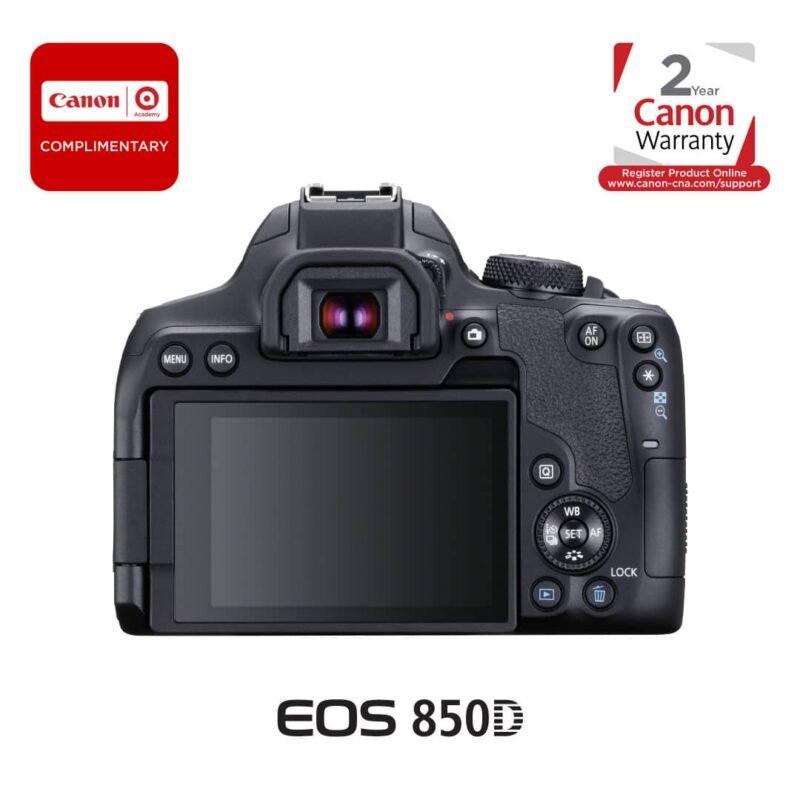 Canon EOS 850D DSLR Camera with 18-55mm Lens - Image 2