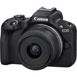 Canon EOS R50 Mirrorless Camera with 18-45mm and 55-210mm Lenses (Black) - Image 5