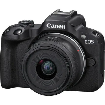 Canon EOS R50 Mirrorless Camera with 18-45mm and 55-210mm Lenses (Black) - Image 5