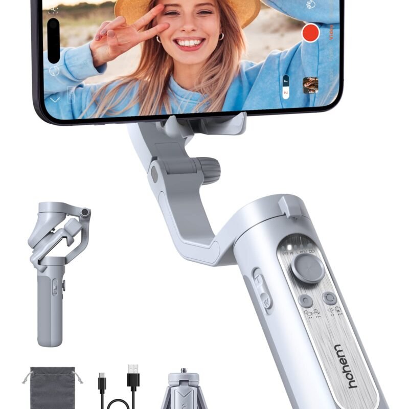 Hohem iSteady XE Foldable Smartphone Gimbal Kit with Magnetic LED Light