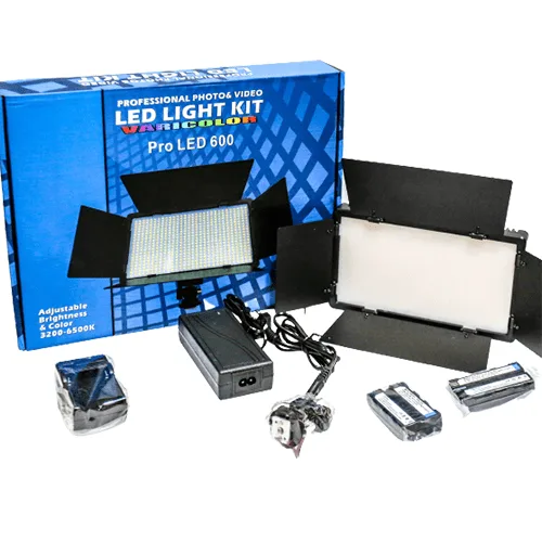 Pro LED 600 Video Light Kit