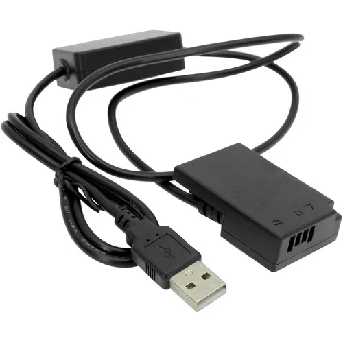 USB to Canon LP-E17 Dummy Battery Intelligent Cable