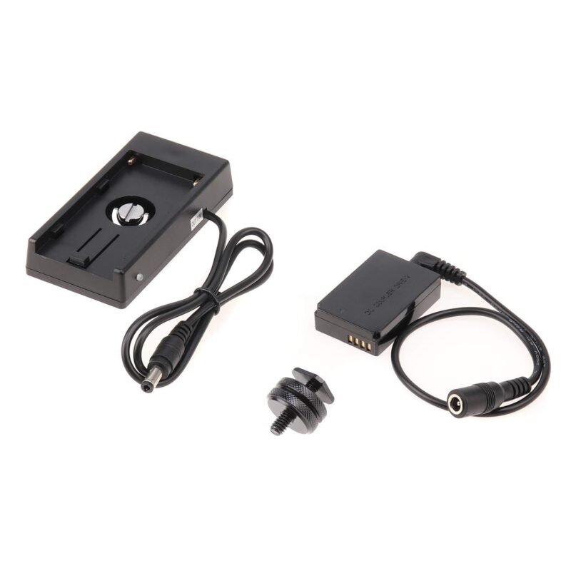 NP F970 to LP E12 Dummy Battery Mount Plate Adapter