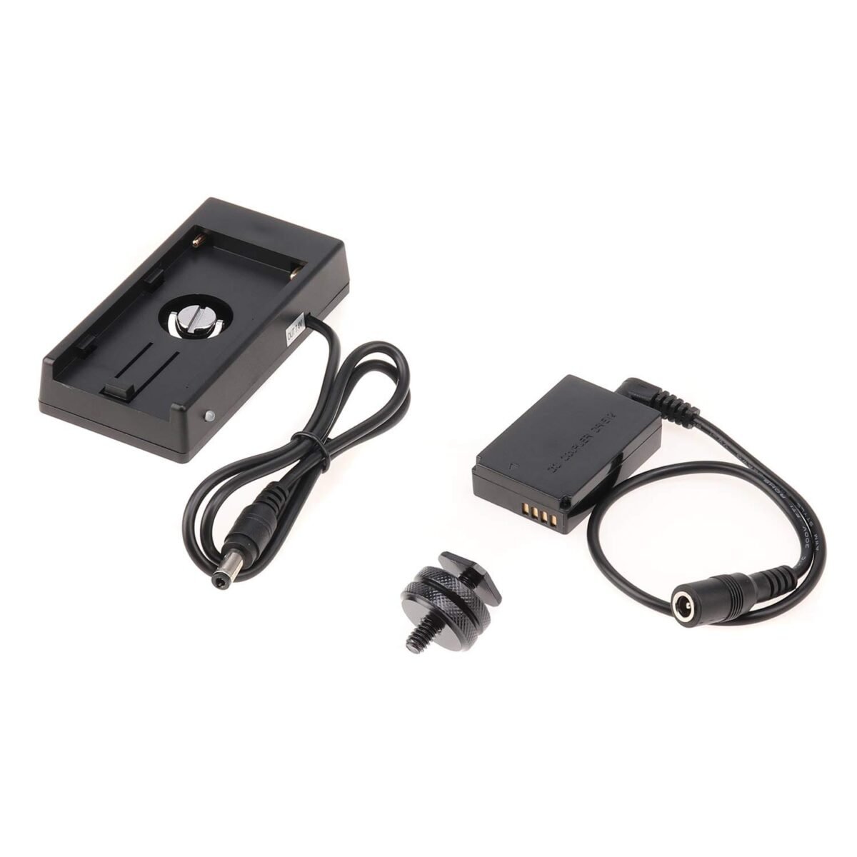 970-e12 NP F970 to LP E12 Dummy Battery Mount Plate Adapter - Image 1