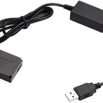 USB to LP-E12 Dummy Battery DR-E12 DC Coupler