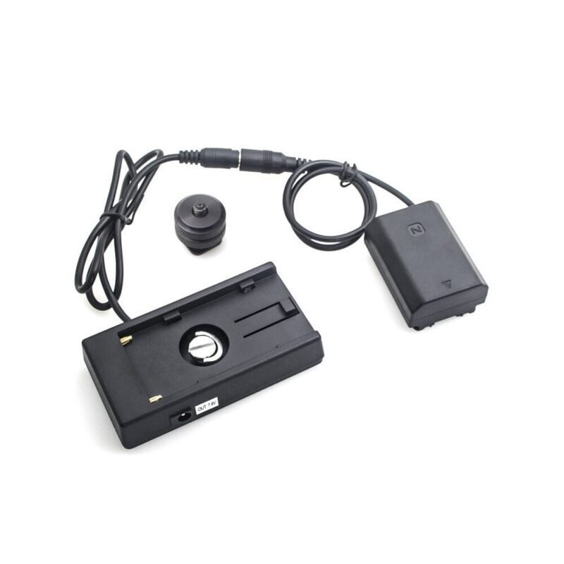 NP-FZ100 Dummy Battery to NP-F970 Battery Mount Plate Adapter - Image 2