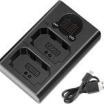 Caisi Dual USB Charger for Sony NP-FZ100 Battery