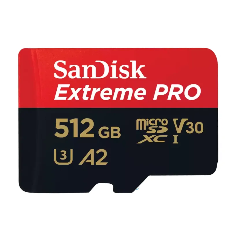 SanDisk Extreme PRO microSDXC UHS-I Memory Card 512 GB + Adapter 200MB/S