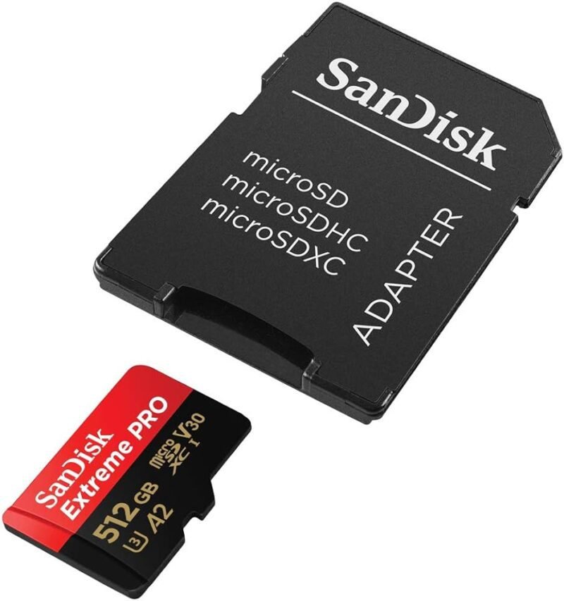 SanDisk Extreme PRO microSDXC UHS-I Memory Card 512 GB + Adapter 200MB/S - Image 2