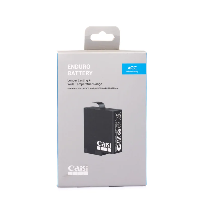Caisi Enduro Camera Battery For GoPro HERO7 Black, HERO6 Black, HERO5 Black