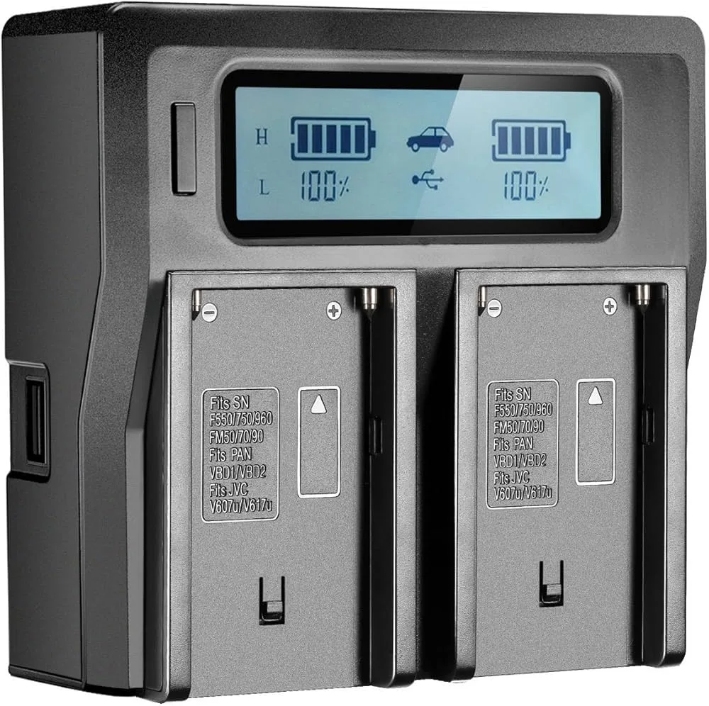 fb bp u90 dual battery charger Sony BP-U90 DOUBLE CHARGER FB - Image 1