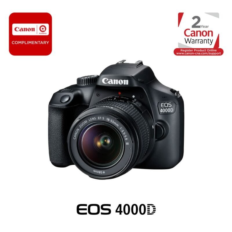 Canon EOS 4000D DSLR Camera and EF-S 18-55 mm - Image 2