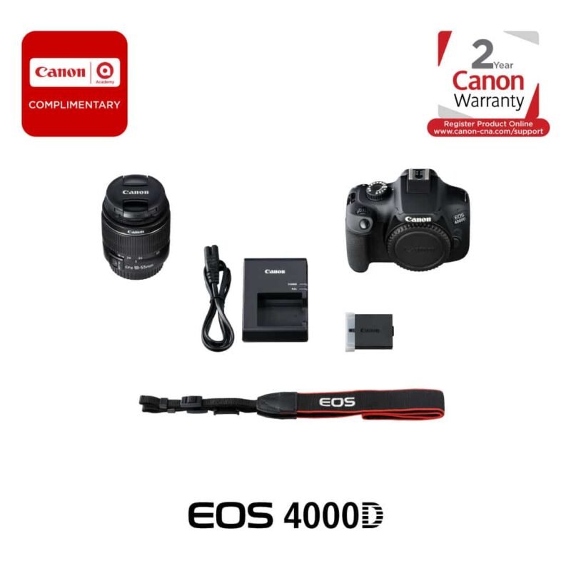 Canon EOS 4000D DSLR Camera and EF-S 18-55 mm - Image 6