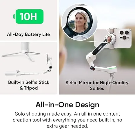 Insta360 Flow 2 Pro Smartphone Gimbal Stabilizer - Image 2