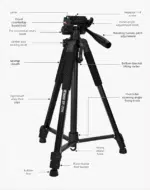 Caisi ST-77 Mobile & Camera Tripod with Mobile Holder - Image 6