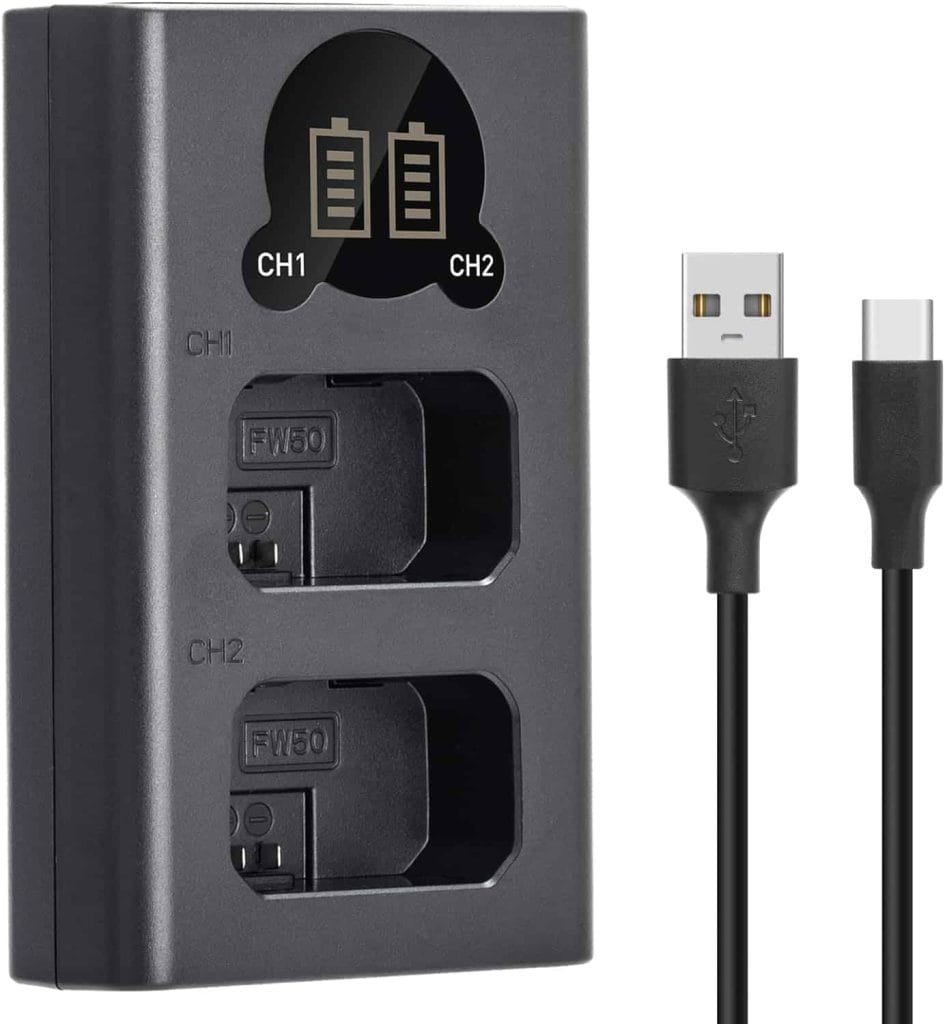 NP-FW50 Battery Charger