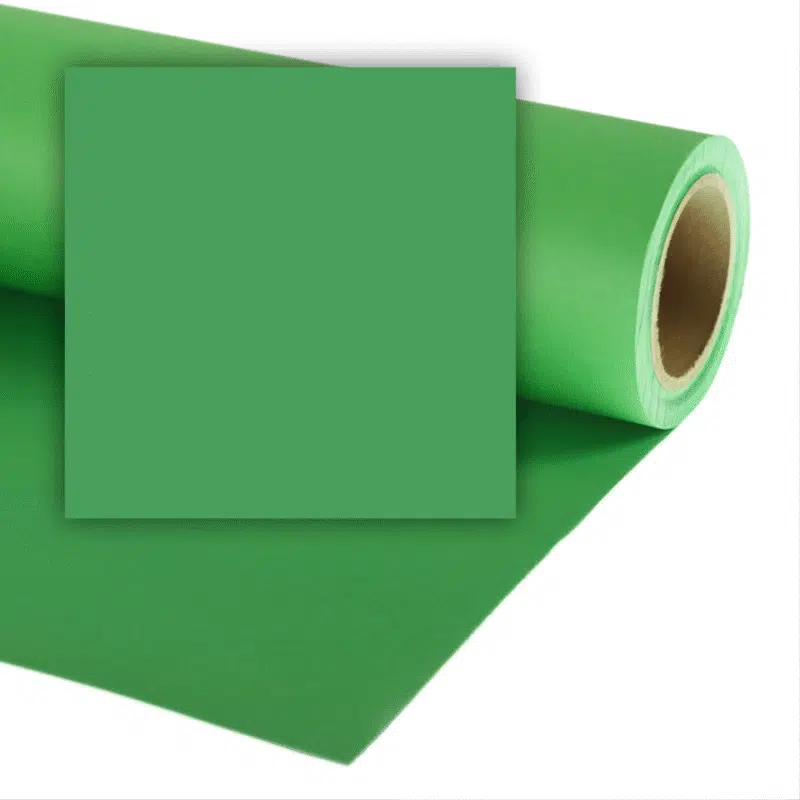 Forest Green Paper Backdrop for Photography 3m by 11m - Image 1
