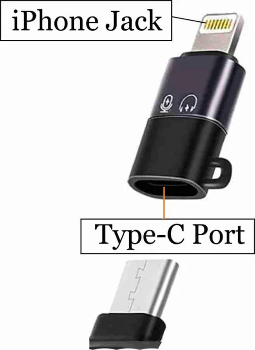 Microphone Connector Type C to Lightning Microphone Connector Type C to Lightning