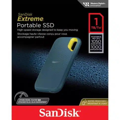 SanDisk 1TB Extreme Portable SSD 1050MB/s