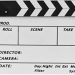 Clapper Board 11.8 * 9.6 Inch with a Blackboard Eraser and Pen