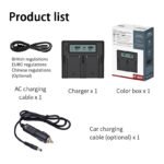 Dual Charger For Sony L Series Batteries