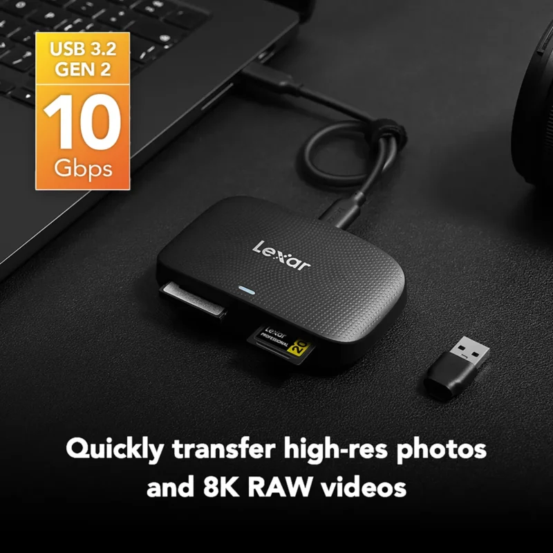 Lexar Professional CFexpress Type-B/SD USB 3.2 Gen 2 Reader