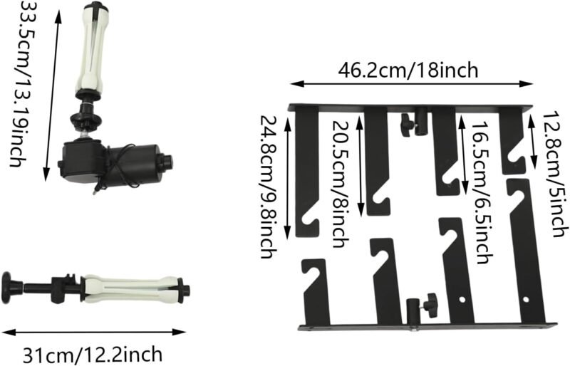 4 Roller Motorized Electric Background Support System