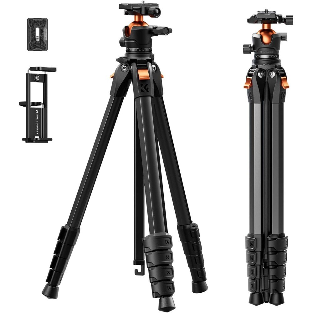 K&F Concept 73" Compact Camera Tripod