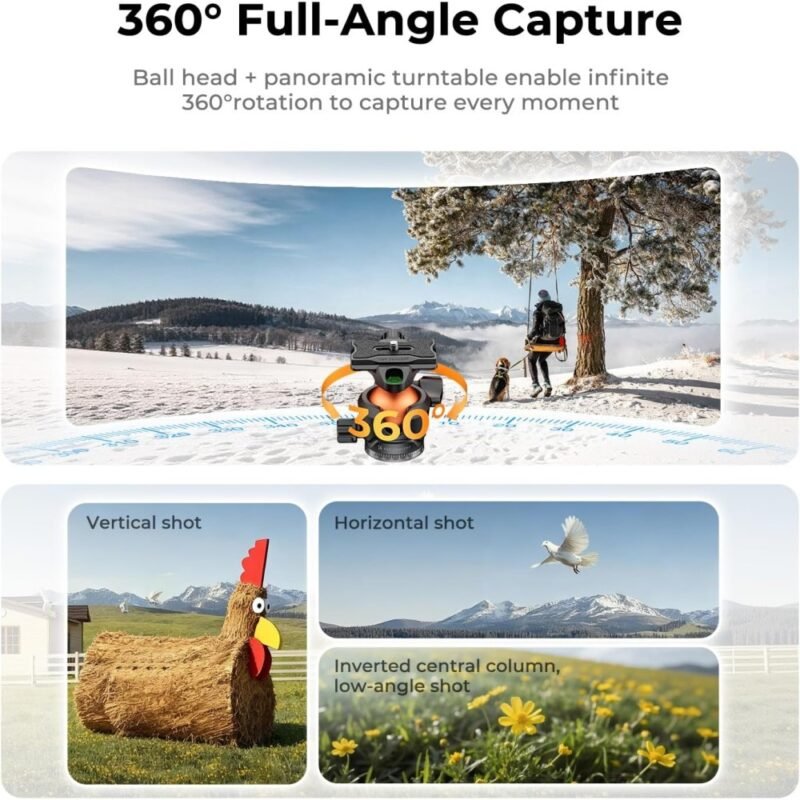 K&F Concept 73" Compact Camera Tripod