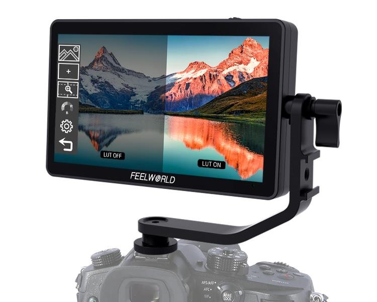 FEELWORLD F6 PLUS 6 inch small Touch Screen 3D LUT Camera DSLR Field Monitor 1920×1080 HD 4K HDMI