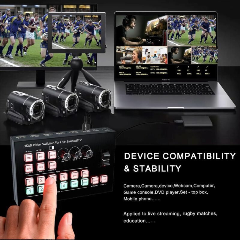 Live Streaming Video Mixer