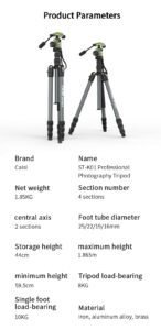 Caisi CS-K01 professional tripod